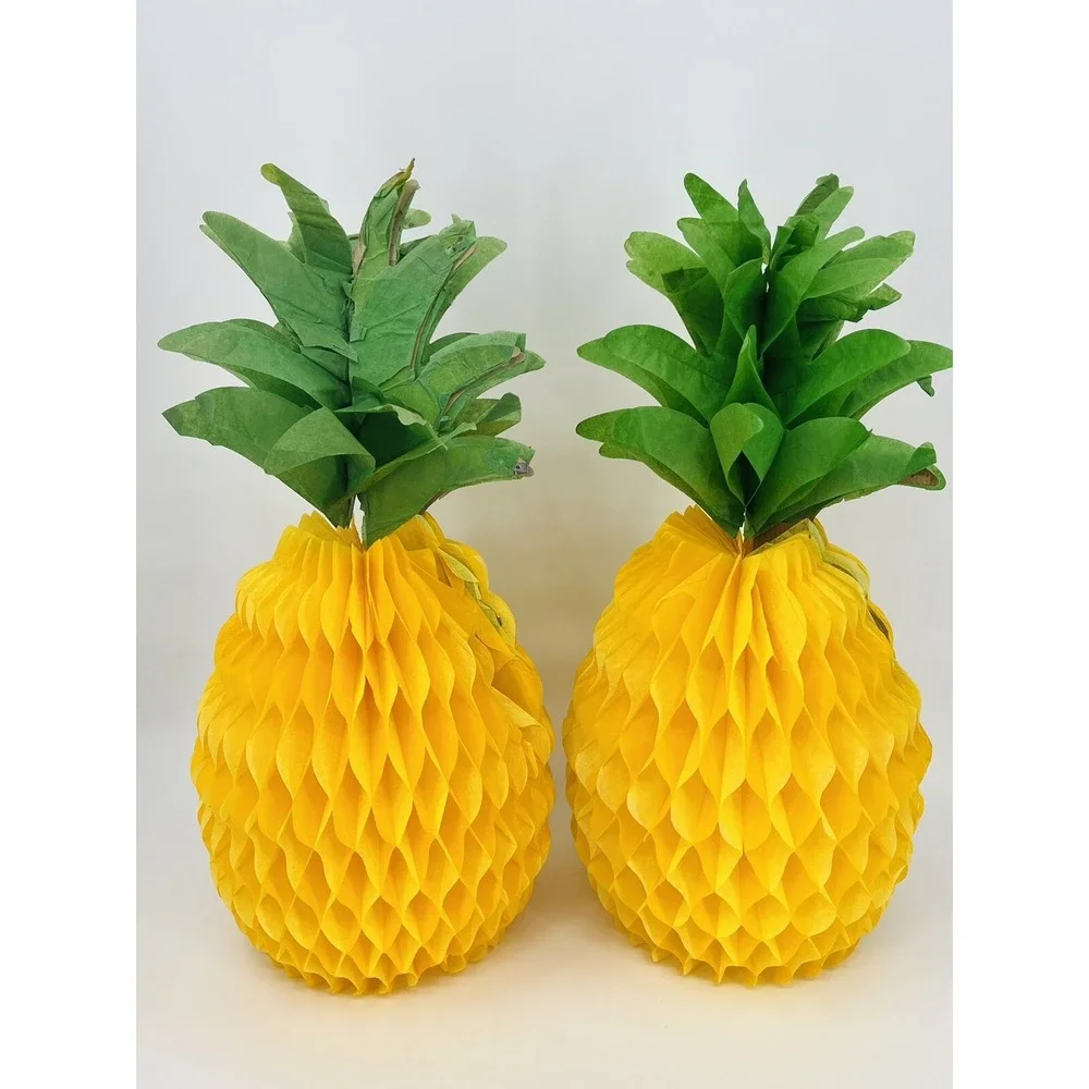 Vintage Beistle Co USA Pineapple Tissue Paper Decorations 20